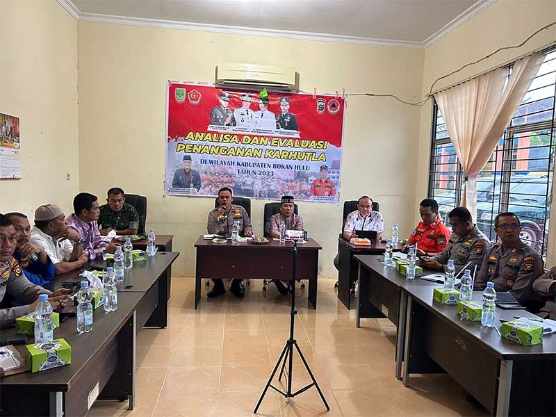 Pertahankan Rohul Zero Titik Api, Kapolres AKBP Budi: Seluruh Pihak Tetap Waspada dan Siaga  
